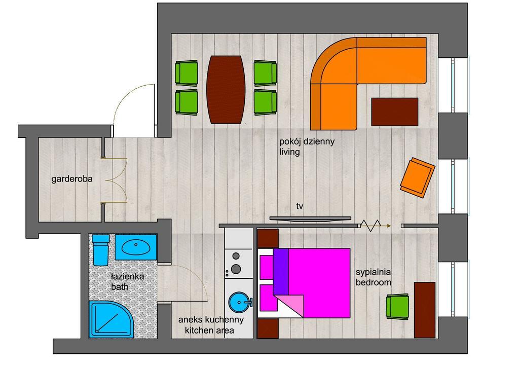 Apartamenty Katarynka Stary Rynek Bydgoszcz Bilik gambar